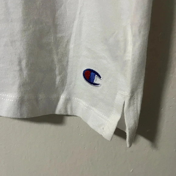 NWT Champion Womens Muscle Tee lightweight white with graphic size XL - Picture 3 of 6